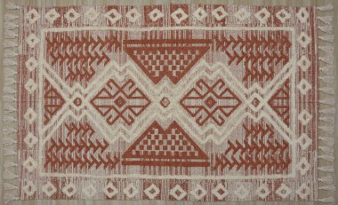 Kilim el yapımı orijinal halı, yüksek çözünürlüklü trend desenli halılar ve renkler                            