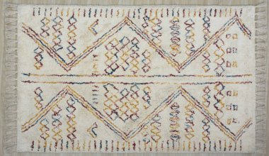 Kilim el yapımı orijinal halı, yüksek çözünürlüklü trend desenli halılar ve renkler                            