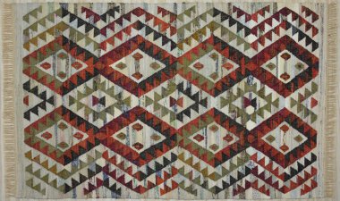 Kilim el yapımı orijinal halı, yüksek çözünürlüklü trend desenli halılar ve renkler                            