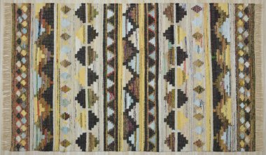 Kilim el yapımı orijinal halı, yüksek çözünürlüklü trend desenli halılar ve renkler                            