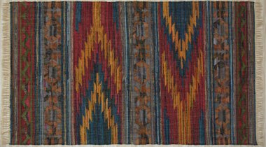 Kilim el yapımı orijinal halı, yüksek çözünürlüklü trend desenli halılar ve renkler                            