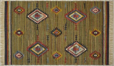 Kilim el yapımı orijinal halı, yüksek çözünürlüklü trend desenli halılar ve renkler                            