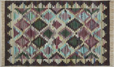 Kilim el yapımı orijinal halı, yüksek çözünürlüklü trend desenli halılar ve renkler                            