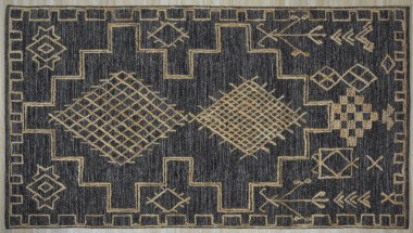 Kilim el yapımı orijinal halı, yüksek çözünürlüklü trend desenli halılar ve renkler                            