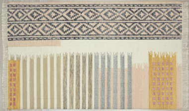 Kilim el yapımı orijinal halı, yüksek çözünürlüklü trend desenli halılar ve renkler                            