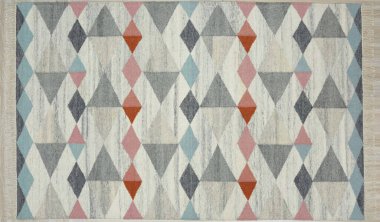 Kilim el yapımı orijinal halı, yüksek çözünürlüklü trend desenli halılar ve renkler                            