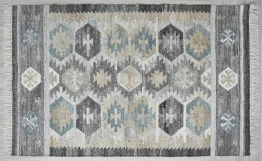 Kilim el yapımı orijinal halı, yüksek çözünürlüklü trend desenli halılar ve renkler                            