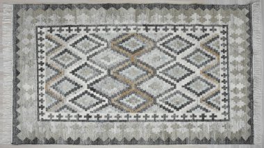 Kilim el yapımı orijinal halı, yüksek çözünürlüklü trend desenli halılar ve renkler                            