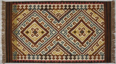 Kilim el yapımı orijinal halı, yüksek çözünürlüklü trend desenli halılar ve renkler                            