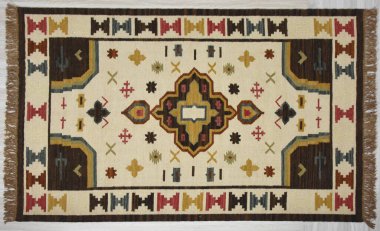 Kilim el yapımı orijinal halı, yüksek çözünürlüklü trend desenli halılar ve renkler                            