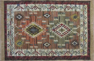 Kilim el yapımı orijinal halı, yüksek çözünürlüklü trend desenli halılar ve renkler                            