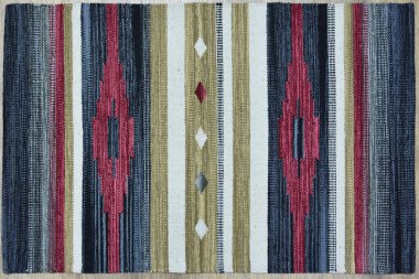 Kilim el yapımı orijinal halı, yüksek çözünürlüklü trend desenli halılar ve renkler                            