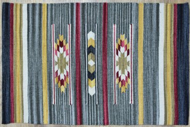 Kilim el yapımı orijinal halı, yüksek çözünürlüklü trend desenli halılar ve renkler                            