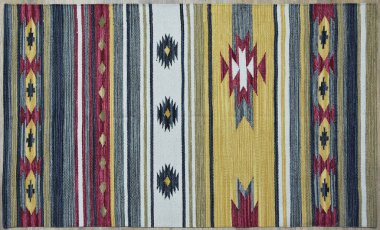 Kilim el yapımı orijinal halı, yüksek çözünürlüklü trend desenli halılar ve renkler                            