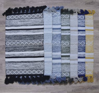 Kilim el yapımı orijinal halı, yüksek çözünürlüklü trend desenli halılar ve renkler                            