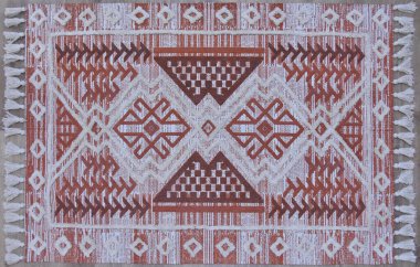Kilim el yapımı orijinal halı, yüksek çözünürlüklü trend desenli halılar ve renkler                            