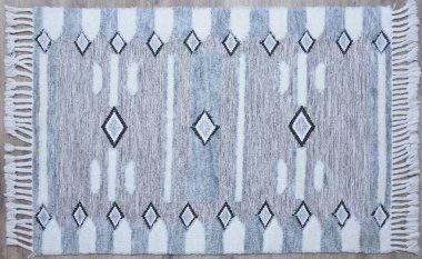 Kilim el yapımı orijinal halı, yüksek çözünürlüklü trend desenli halılar ve renkler                            