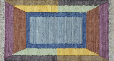 Kilim el yapımı orijinal halı, yüksek çözünürlüklü trend desenli halılar ve renkler                            