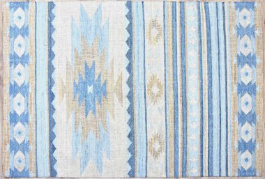 Kilim el yapımı orijinal halı, yüksek çözünürlüklü trend desenli halılar ve renkler                            