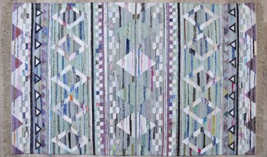 Kilim el yapımı orijinal halı, yüksek çözünürlüklü trend desenli halılar ve renkler                            