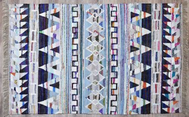 Kilim el yapımı orijinal halı, yüksek çözünürlüklü trend desenli halılar ve renkler                            