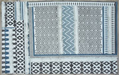 Kilim el yapımı orijinal halı, yüksek çözünürlüklü trend desenli halılar ve renkler                            