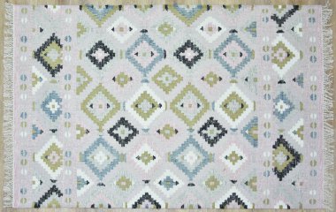 Kilim el yapımı orijinal halı, yüksek çözünürlüklü trend desenli halılar ve renkler                            