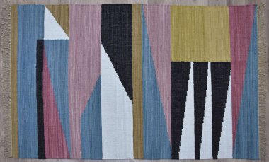 Kilim el yapımı orijinal halı, yüksek çözünürlüklü trend desenli halılar ve renkler                            