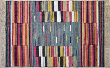 Kilim el yapımı orijinal halı, yüksek çözünürlüklü trend desenli halılar ve renkler                            