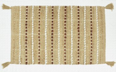 El örgüsü örülmüş ve örülmüş halı, yüksek çözünürlüklü moda desenleri ve renkleri olan halılar