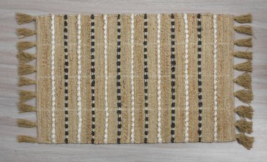 El örgüsü örülmüş ve örülmüş halı, yüksek çözünürlüklü moda desenleri ve renkleri olan halılar