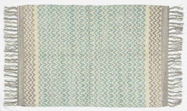 El örgüsü örülmüş ve örülmüş halı, yüksek çözünürlüklü moda desenleri ve renkleri olan halılar