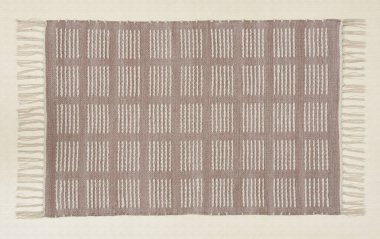 El örgüsü örülmüş ve örülmüş halı, yüksek çözünürlüklü moda desenleri ve renkleri olan halılar