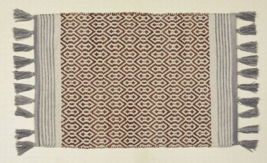 El örgüsü örülmüş ve örülmüş halı, yüksek çözünürlüklü moda desenleri ve renkleri olan halılar