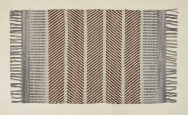 El örgüsü örülmüş ve örülmüş halı, yüksek çözünürlüklü moda desenleri ve renkleri olan halılar