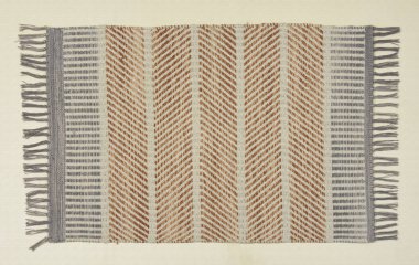 El örgüsü örülmüş ve örülmüş halı, yüksek çözünürlüklü moda desenleri ve renkleri olan halılar