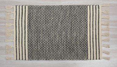 El örgüsü örülmüş ve örülmüş halı, yüksek çözünürlüklü moda desenleri ve renkleri olan halılar