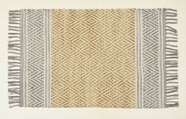 El örgüsü örülmüş ve örülmüş halı, yüksek çözünürlüklü moda desenleri ve renkleri olan halılar