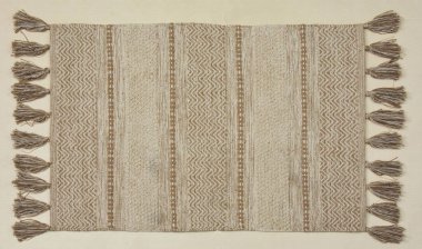 El örgüsü örülmüş ve örülmüş halı, yüksek çözünürlüklü moda desenleri ve renkleri olan halılar