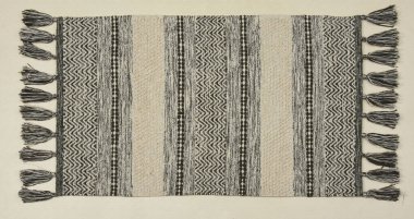 El örgüsü örülmüş ve örülmüş halı, yüksek çözünürlüklü moda desenleri ve renkleri olan halılar