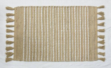 El örgüsü örülmüş ve örülmüş halı, yüksek çözünürlüklü moda desenleri ve renkleri olan halılar