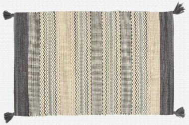 El örgüsü örülmüş ve örülmüş halı, yüksek çözünürlüklü moda desenleri ve renkleri olan halılar