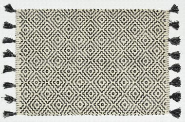 El örgüsü örülmüş ve örülmüş halı, yüksek çözünürlüklü moda desenleri ve renkleri olan halılar