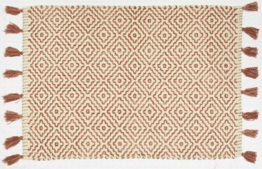 El örgüsü örülmüş ve örülmüş halı, yüksek çözünürlüklü moda desenleri ve renkleri olan halılar