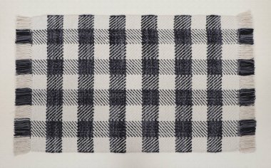 El örgüsü örülmüş ve örülmüş halı, yüksek çözünürlüklü moda desenleri ve renkleri olan halılar