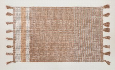 El örgüsü örülmüş ve örülmüş halı, yüksek çözünürlüklü moda desenleri ve renkleri olan halılar