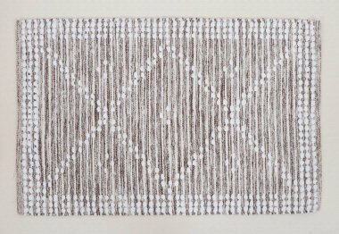 El örgüsü örülmüş ve örülmüş halı, yüksek çözünürlüklü moda desenleri ve renkleri olan halılar