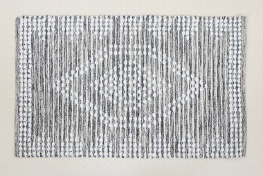 El örgüsü örülmüş ve örülmüş halı, yüksek çözünürlüklü moda desenleri ve renkleri olan halılar