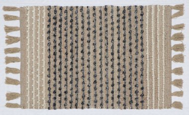 El örgüsü örülmüş ve örülmüş halı, yüksek çözünürlüklü moda desenleri ve renkleri olan halılar