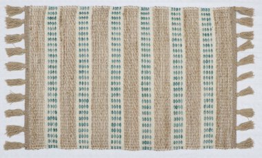 El örgüsü örülmüş ve örülmüş halı, yüksek çözünürlüklü moda desenleri ve renkleri olan halılar